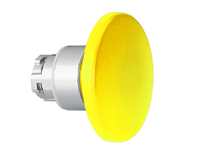 Cap buton ciuperca , Ø22MM 8LM METAL SERIES, diametru, Ø60MM. YELLOW