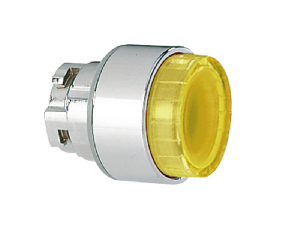 Buton luminos, diametru, Ø22MM 8LM METAL SERIES, EXTENDED, YELLOW