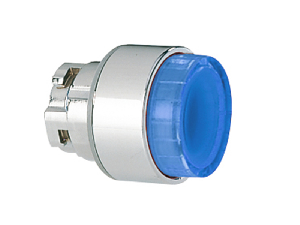 Buton luminos, diametru, Ø22MM 8LM METAL SERIES, EXTENDED, BLUE