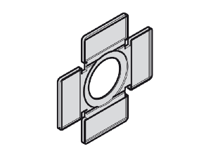 2-4 DIRECTIONAL HOLDER FOR ADHESIVE LEGENDS