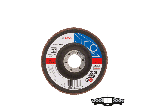 Disc de slefuire evantai X551 BOSCH 115mm, G120