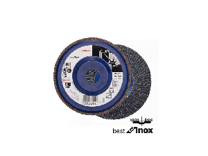 Disc de slefuire evantai pentru inox BOSCH 125mm, G80