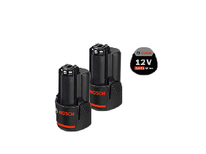 Set 2 acumulatori BOSCH 12 V 3,0 Ah