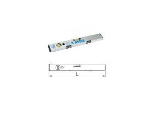 Nivela cu bula si magnet UNIOR 100 cm 1252