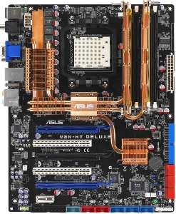 ASUS - Placa de baza M3N-HT Deluxe/Mempipe