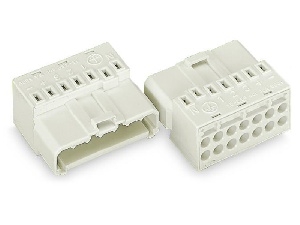 Male connector with connect. for ground; 7-pole