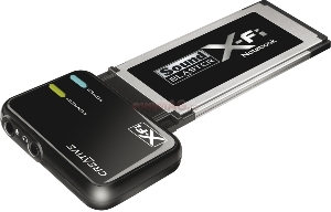 Creative - Placa de sunet Sound Blaster X-Fi Notebook