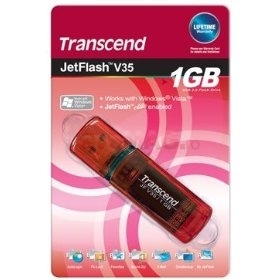 Transcend - Stick USB JETFLASH 1GB (Rosu)