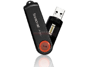 Transcend - Stick USB JETFLASH 8GB - Cititor amprenta (Rosu)