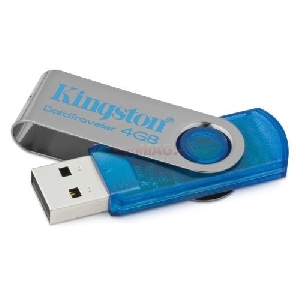 Kingston - Memorie flash DT101C/4GB (Albastru)