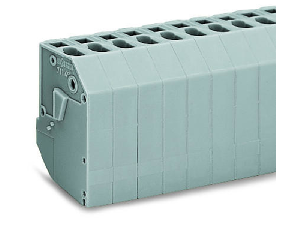 Transformer terminal block; 10-pole; CAGE CLAMP® connection for conductors; 4,00 mm²; gray