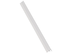 N-busbar cover; 1000 mm long; transparent