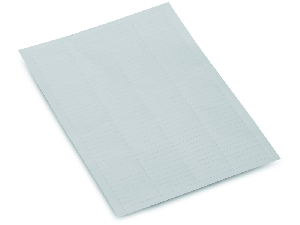 Marker card; as a DIN A4 sheet; plain; white