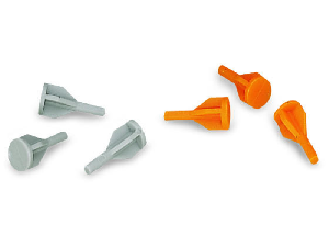 Lockout caps; for covering unused clamping units; gray