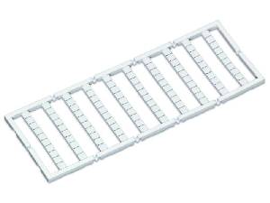 Mini-WSB marking card; as card; MARKED; 24 V (100x); not stretchable; Horizontal marking; snap-on type; white