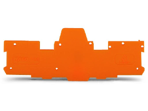 Separator plate; 1.1 mm thick; oversized; orange