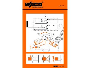 Stickers for operating instructions