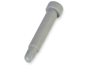 Fixing pin; for distribution boxes; Plastic; gray