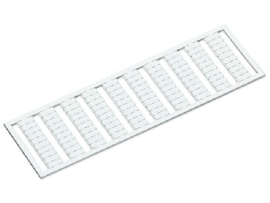 WSB marking card; as card; MARKED; 49 / 50 (50 each); not stretchable; Vertical marking; snap-on type; white
