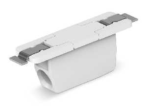 Through-Board SMD PCB Terminal Block; 0.75 mm²; Pin spacing 6.5 mm; 1-pole; Push-in CAGE CLAMP®; in tape-and-reel packaging; 0,75 mm²; white