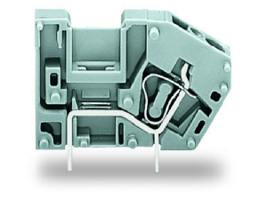 Stackable PCB terminal block; with commoning option; 2.5 mm²; Pin spacing 5 mm; 1-pole; CAGE CLAMP®; 2,50 mm²; green-yellow