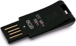 Kingston - Stick USB DataTraveler Mini Slim 8GB (Negru)