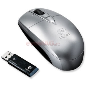 Logitech - Mouse optic fara fir V200 pentru laptopuri