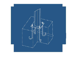 Set 4 buloane pentru stalpi cu flansa 9 si 10 m