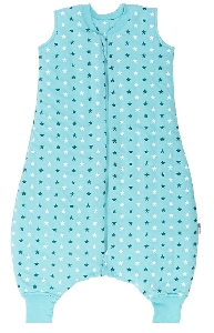 Sac de dormit cu picioruse Teal Stars 12-18 luni 1.0 Tog