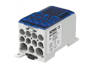 Distribuitor OJL280A blue in 1xAl\\/Cu120 out 2x35\\/5x16\\/ 4x10mm² Distribution block