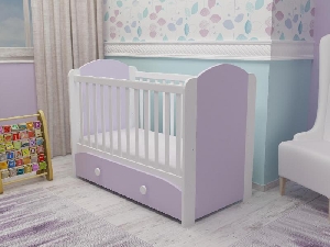 Patut cu sertar Miki Alb-Violet, MyKids