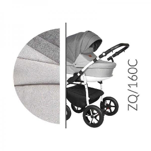 Carucior 3 in 1 cu Cadru Alb Baby Merc Zippy Q - ZQ160C