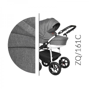 Carucior 3 in 1 cu Cadru Alb Baby Merc Zippy Q - ZQ161C