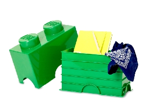 LEGO Cutie depozitare 1x2 culoare Verde închis