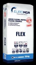 ADEZIV PROFESIONAL ELASTIC CU FIBRE FLEX PENTRU PLACARI CERAMICE C2TE / 25KG