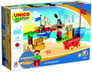 Unico Set de constructie batalie cu pirati