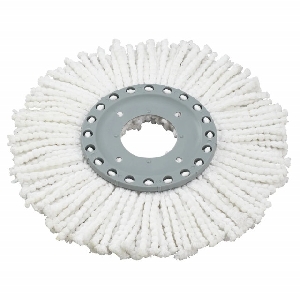 Rezerva mop LEIFHEIT Disc Mop Active, microfibra, alb-gri