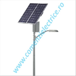 Stalp de iluminat 10m cu panou fotovoltaic