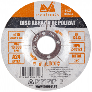 DISC ABRAZIV DE POLIZAT A24 EXTRA / 115X6MM