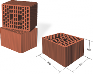 CARAMIDA DUROTHERM 290X240X188 HD / 1.15 M3
