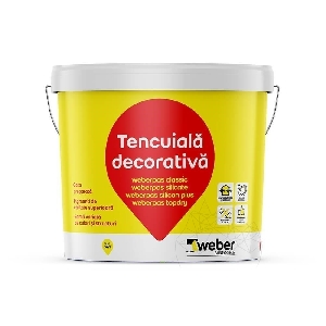 Tencuiala decorativa acrilica - Weber.Pas Classic 25 kg Grupa E