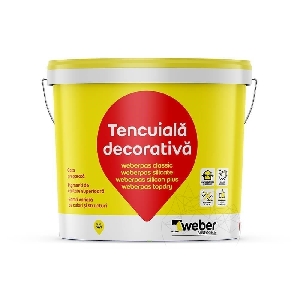 Tencuiala decorativa silicatica Weber.Pas Silicate 25 kg Grupa E