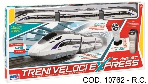 Tren electric cu sina si telecomanda RS Toys