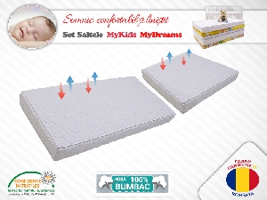 Set saltele MyKids Cocos My Dreams II 120x70x8 (cm) + 50x70x8 (cm) 00071312