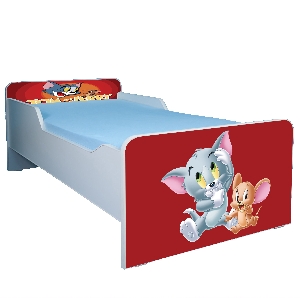 Patut pentru copii Tom & Jerry 140x70 fara sertar cu saltea inclusa PTV2022