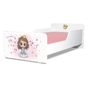 Patut pentru fete Start Printesa Lilly 2-8 ani modelul fara saltea- PC-P-STR-LIL-70