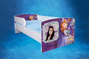 Patut personalizat Sofia Intai cu saltea inclusa 180x80 cm ptv2979