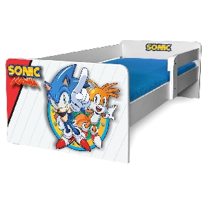 Pat Copii Sonic P1 2-12 Ani Cu Protectie Laterala Detasabila - Pc-p-son-p1-80