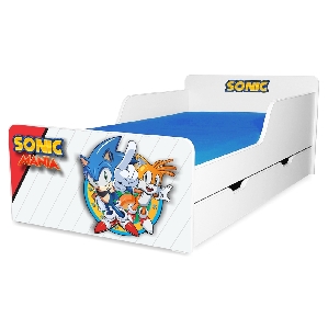 Pat Copii Sonic 2-12 Ani Cu Sertar - Pc-p-srt-son-80