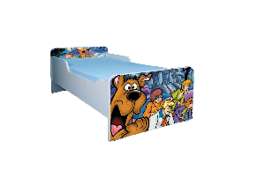 Pat baietei 2-6 ani Scooby Doo 130x60 fara sertar ptv3320